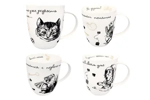 КОРАЛЛ Кружка 420 мл.Безумное чаепитие NB204M микс