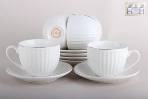 КОРАЛЛ Набор чайный 12пр.  Лайн голд TC69A-12G