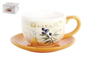 КОРАЛЛ Набор чайный 2 пр. Tuscan vegetables ZFC055-36