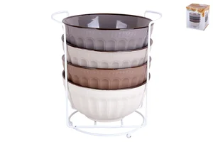 КОРАЛЛ Набор бульонниц 4/540 мл Турин 19952-1