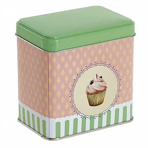 DELTA Банка жестяная 0.6 л. Пирожные П-98x67h98v060-01641