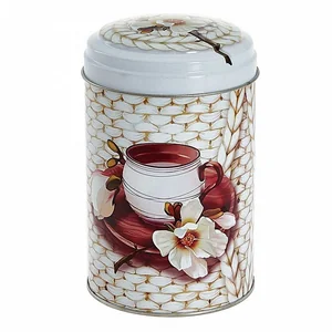 DELTA Банка жестяная 1.1 л. Чайное наслаждение Ц99h145v110-01855