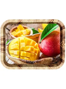 DELTA Поднос Тропические фрукты П332*258-01800 микс