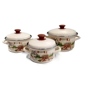 КМК Набор кастрюль (6пр.) Травы Прованса-1