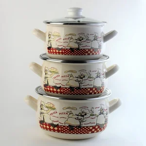 HASCEVHER Набор кастрюль (6пр.) Повара 1985