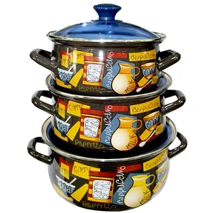 КМК Набор кастрюль (6пр.) Капучино-Экстра коричневый