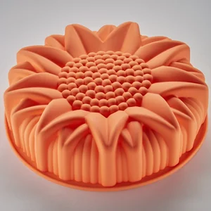 ALPENKOK Форма 25х7см Подсолнух BE-4221S персиковая