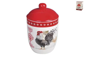 КОРАЛЛ Емкость для сыпучих продуктов 550мл. Гамбургский петух HC331R-N02