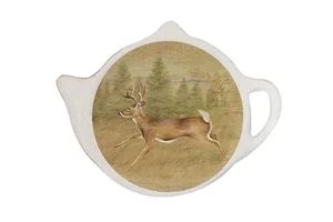 КОРАЛЛ Подставка для чайного пакетика Охота зеленая HC1036-P01