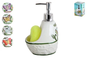 КОРАЛЛ Дозатор для жидкого мыла Бабочка KR710 микс