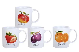 КОРАЛЛ Кружка 340мл.Фрукты-ягоды GJ029/ф микс