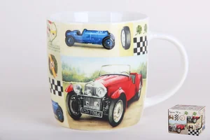 КОРАЛЛ Кружка 350мл. Ретро гонки п/у RBCMCB