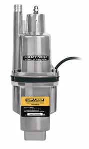 Partner for garden Насос вибрационный NVT 1320-10 (230В, 300Вт, 22мин/л, высот.подъема воды 72м, погружение 3м, d насоса 4дюйма, забор воды верхний)