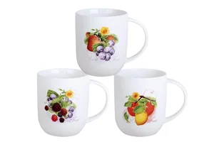 КОРАЛЛ Кружка 470 мл. Фрукты-ягоды GJ612 микс