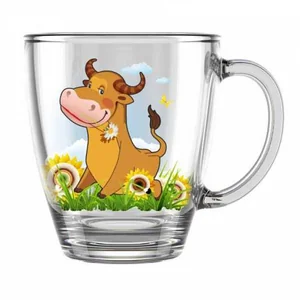 ДЕКОСТЕК Кружка 350мл. Бычок 2025-Д микс