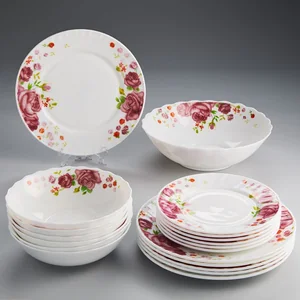 TEROPAL  Набор столовый 19 предметов Роза 1019M/41-SK