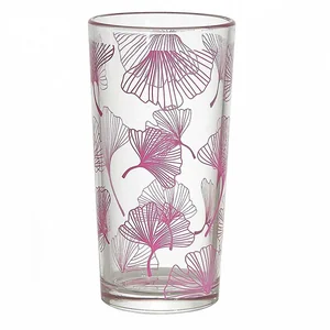 GLASSTAR Набор стаканов  230мл./6пр. Ботаника 1256/91 розовый
