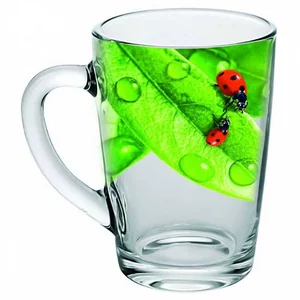 ДЕКОСТЕК Кружка 300 мл Живая природа. Зеленый лист 334-Д