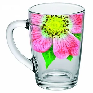 ДЕКОСТЕК Кружка 300 мл Живая природа. Китайская роза 334-Д