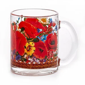 ДЕКОСТЕК Кружка 300 мл Маковое поле 208-Д