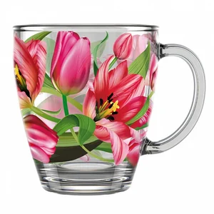ДЕКОСТЕК Кружка 350 мл Тюльпаны 2025-Д