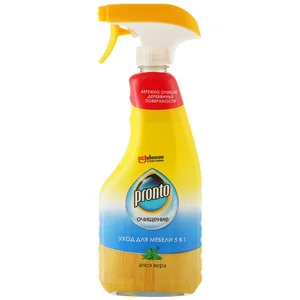 PRONTO Средство по уходу для мебели 5 В 1 500 мл. АЛОЕ ВЕРА  4620000432067