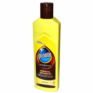 PRONTO Полироль крем для мебели 300 г. Обновление 4823002000511 лимон