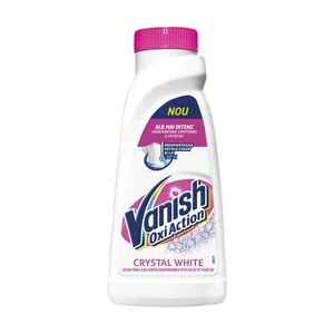 VANISH Пятновыводитель и отбеливатель жидкий для тканей 450 мл. OXI ACTION 5900627027433 Кристальная белизна