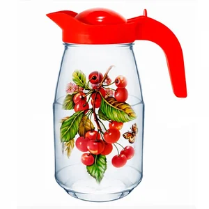 ДЕКОСТЕК Кувшин 1,5 л. Вишня на веточке 1607-Д