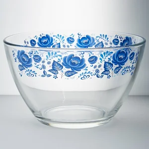 ДЕКОСТЕК Салатник 18см. Гжель 1326/970