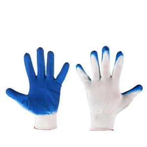 Перчатки белый нейлон с нитриловым обливом 01-024