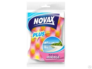 NOVAX Банная губка PAOLA4823058320489 микс