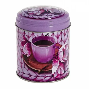 DELTA Банка жестяная 0.8л. Чайное наслаждение Ц99h110v080-01854