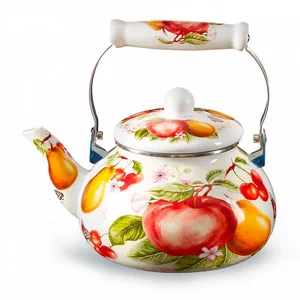 METALLONI Эмалированный чайник 2.5л. Фруктовый cад EM-251X1/37