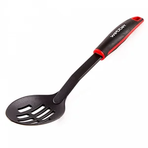 WEBBER Ложка-шумовка Classic Tomato BE-1157N черная с красным