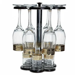 ДЕКОСТЕК Мини-бар на деревянной стойке 12 пр. Империя 1502-ГНМ