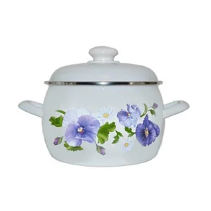 ЛЫСЬВА Кастрюля 5,0л С-4216АП2/4ДТ белый