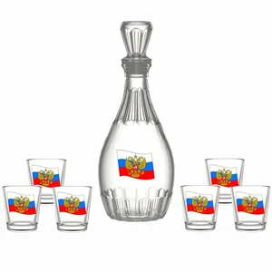 ДЕКОСТЕК Набор бокалов для вина 7 пр. Герб на флаге 1230-Д