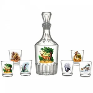 ДЕКОСТЕК Набор бокалов для вина 7 пр. Охота 1231-Д