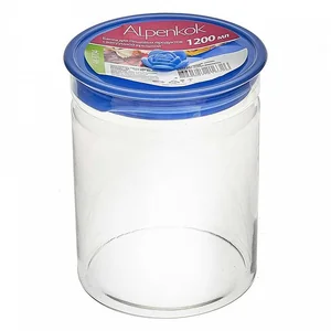ALPENKOK Банка 1200 мл стеклянная с вакуумной крышкой AK-9704 