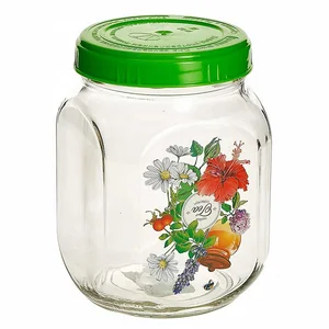 DELTA Банка для хранения 650 мл с крышкой ТВИСТ Чай 127-13050