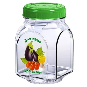 DELTA Банка для хранения 760 мл с крышкой ТВИСТ Баклажан 121-13005