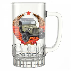 ДЕКОСТЕК Кружка для пива 475мл Машины ретро1040/1-Д