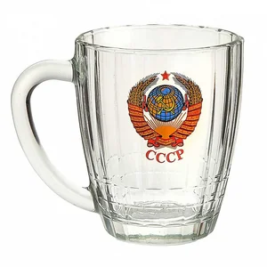 ДЕКОСТЕК Кружка пивная 500 мл Герб СССР 1361/Д/9