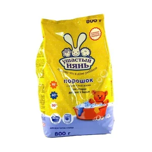 УШАСТЫЙ НЯНЬ Стиральный порошок для детского белья  800г. «Ушастый нянь» 4600697010120