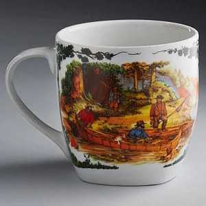 ДФЗ Кружка 400мл. Квадро Охота (рыбаки) 7С1234Ф34