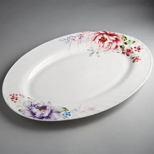 TEROPAL Блюдо 35,5 см овальное Виктория 0001L1/61-SK 