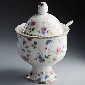 BEATRIX Сахарница с ложкой Ассоль МХ005E 