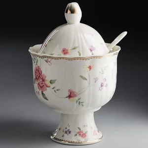 BEATRIX Сахарница с ложкой 11х17см Флориана МХ004E 