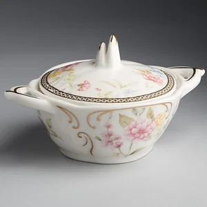 BEATRIX Соусник с крышкой 11x8x6см Венеция МХ010F